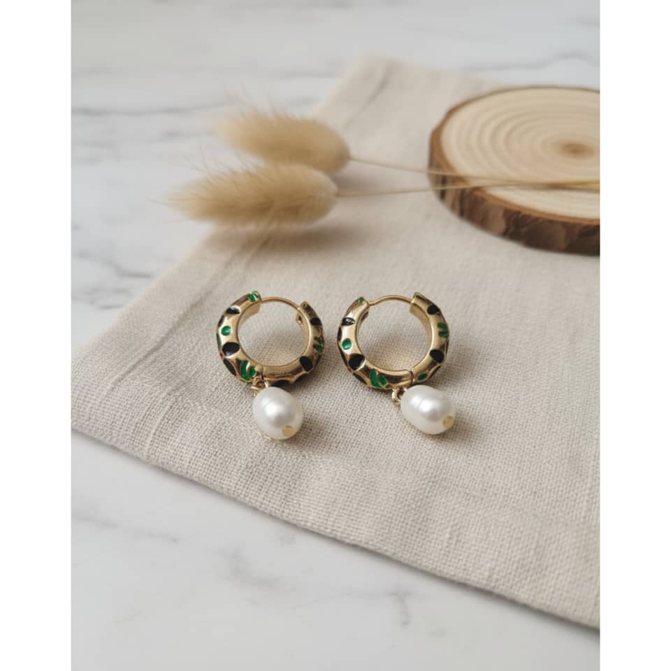 گوشواره مینا و مروارید